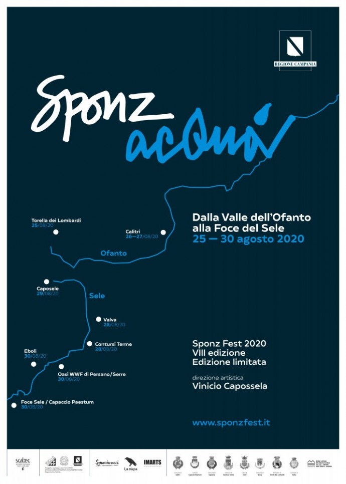 Sponz acQuà!: lo Sponz Fest di Vinicio Capossela torna in Irpinia dal 25 al 30 agosto dedicato all'acqua, elemento di rinascita